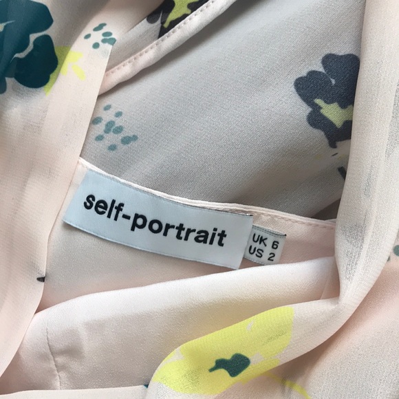 SOLD! Brand new self-portrait asymmetrical floral - Picture 8 of 8